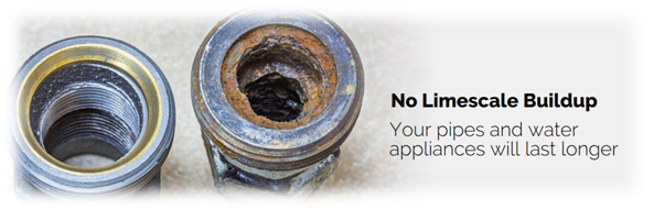 Limescale buildup on pipes Limescale buildup on pipes